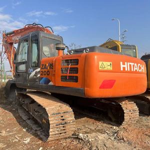 Excavatrice sur chenilles Hitachi ZX200 d'occasion, 20 tonnes, d'origine japonaise, en excellent état de fonctionnement - Product Image 5