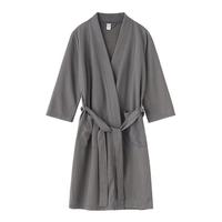 Peignoir classique 100% coton gaufré, luxueux, élégant, doux, léger, thermique, respirant, pour hôtel et complexe hôtelier