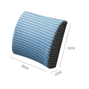 Cojín de Espuma Viscoelástica de Recuperación Lenta, Almohada Lumbar para Coche, Soporte Transpirable Universal para Asiento - Product Image 4