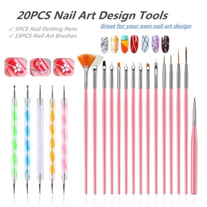 Pinceau à ongles professionnel de haute qualité 100% pur Kolinsky, kit de manucure, pinceau à ongles rond, ovale, ombré, en résine, personnalisé - Product Image 1