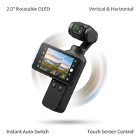 Venta al por mayor de cámara de acción Osmo Pocket 4 con sensor de 1 pulgada, 5K 120fps, estabilizador de 3 ejes y seguimiento por IA