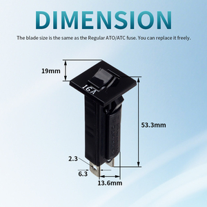 Disjoncteur DC 500mA Topstone W 32VDC 250VAC unipolaire thermique sensible Mini MCB pour <span class=keywords><strong>rail</strong></span> <span class=keywords><strong>DIN</strong></span> – Fournitures électriques - Product Image 3