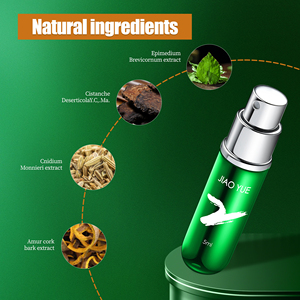 JIAOYUE <span class=keywords><strong>Spray</strong></span> retardateur à base de plantes hautement <span class=keywords><strong>efficace</strong></span> pour hommes, doux et non irritant, aide à contrôler la sensibilité - 5 ml. - Product Image 6