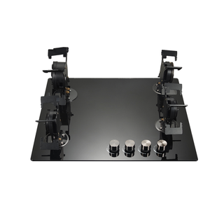 Dual-Purpose 5.2kw Sabaf <strong>Burner</strong> 3-Head Rotatable Household <strong>Gas</strong> Stove Popular Style <strong>Ceramic</strong> Surface LP <strong>Gas</strong> Iron Electric Source - Product Image 4
