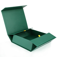 Caja De Cart Regalo Geschenk Produit magnétique de luxe Impression de papier d'emballage de mariage avec aimant Logo personnalisé Boîte cadeau vert olive