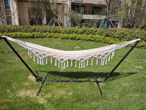 Hiện đại bông macrame Võng với Boho Rìa cao nhiệm vụ trong nhà và ngoài trời Swing cho phòng ngủ phòng tập thể dục công viên sử dụng đồ nội thất trong nhà - Product Image 5