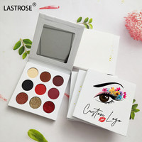 Make your own logo Makeup Palette d'ombres à paupières colorées OEM Make up Mini Smoky Matte
