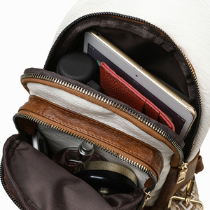 กระเป๋าสะพายไหล่ทรงเรขาคณิต PU วินเทจเลดี้ส์ สมอลสำหรับการเดินทางเดินป่าขี่จักรยาน - Product Image 6