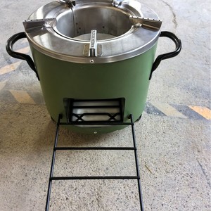 شواية فحم محمولة متعددة الوظائف للتخييم في الهواء الطلق، موفرة للتكلفة، سهلة التجميع، مصنوعة من الفولاذ المقاوم للصدأ - Product Image 2