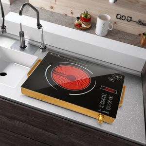 Cuisinière électrique infrarouge en acier inoxydable de haute qualité avec plaque de cuisson à <span class=keywords><strong>induction</strong></span> à prix d'usine - Product Image 1