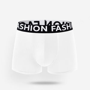 Calzoncillos bóxer con logotipo enorme para hombre, calzoncillos bóxer de algodón clásicos sólidos transpirables de pierna corta de primera calidad para hombre de alta calidad - Product Image 3