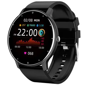 Hand Gratis Smart Horloge 2021 Nieuwe Slimme Horloge Mannen Full Touch Screen Sport Fitness Horloge IP67 Waterdichte Bluetooth Voor Android ios