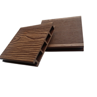 Hisoa WPC-Aislamiento térmico para exteriores, tablero de cubierta Exterior de WPC en relieve 3D, compuesto de madera y plástico, para suelo, valla, listón