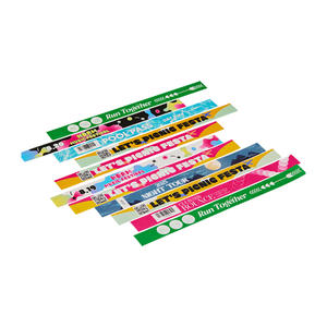 [AnyWristband] Bracelets YUPO entièrement colorés, type individuel, 25 mm (1 pouce), bracelets transparents pour le contrôle d'accès - Product Image 1