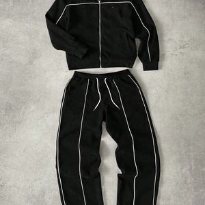 Fabricante OEM, Venta al Por Mayor, Conjuntos Deportivos Personalizados con Logotipo para Hombre, Ropa Deportiva Casual, Chaquetas Bomber con Cierre, Pantalones Deportivos - Product Image 2