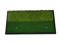 Tapis de golf miniature YGT A60 pour l'intérieur et l'extérieur, gazon artificiel avec trous de tee en caoutchouc pour l'entraînement