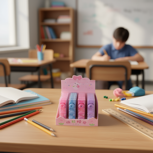 Mi Casita Rabbit Push Pull Eraser 4 Pack Colorful Kids School Supply - Product Image 2