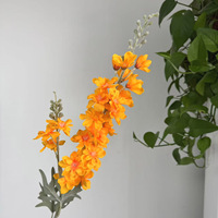 Fleurs artificielles réalistes faites à la main en gros, Delphinium et Larkspur doux, pour centres de table de mariage, décoration de maison, fêtes et événements