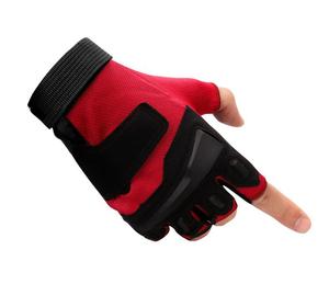 Gants unisexes tactiques de randonnée en plein air classiques en polyester respirant à demi-doigts, résistants à l'usure, antidérapants, pour le cyclisme et la moto - Product Image 6