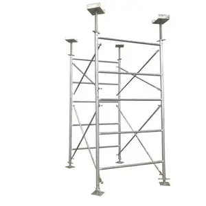 Forma de aço de 5ft escada afdobrável, móvel construção tubular soldado andar quadro galvanizado ajustável andoura