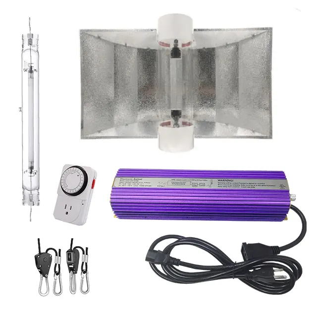 8" Cool Tube Hood DE Grow Light Reflector For Indoor Hydroponics Grow Light