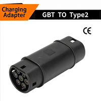 Nouvel adaptateur GBT vers Type 2 32A 50A IP54 étanche portable, connecteur de recharge pour voiture électrique EVSE standard européen IEC 62196