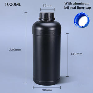 Di alta Qualità Del Materiale Vergine HDPE 1000ml Per Liquidi Chimici Bottiglia di Alcol - Product Image 6