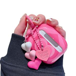 Coeur d'amour dégradé rose populaire avec pendentif étui pour écouteurs housse d'écouteur pour Airpods pour Airpods 2 pour <span class=keywords><strong>Airpods3</strong></span> pour Airpods4 - Product Image 4