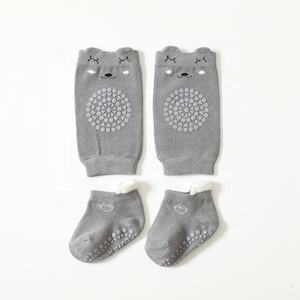 بيع بالجملة لطيف مجموعة الجوارب طفل رضيع الركبة منصات القطن الزحف الاطفال مع السيطرة - Product Image 5