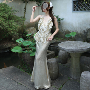 sachin and babi light blue dress Casual Gatsby Dress