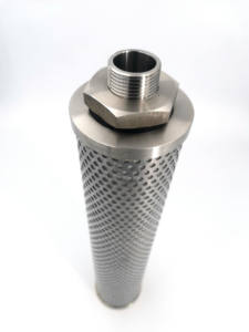 Séparateur d'huile de cylindre de filtre de bougie de maille métallique perforée d'acier inoxydable à hautes températures pour des fournitures de filtre de filament - Product Image 5