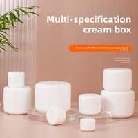 Mini-boîte d'échantillons cosmétiques en plastique pour crème contour des yeux, sérum, flacon à compartiments, crème visage, soin de la peau, pot de pommade, emballé en boîte