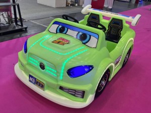 <span class=keywords><strong>Voiture</strong></span> électrique à LED colorée en forme d'avion, véhicule pare-chocs 2 places pour <span class=keywords><strong>location</strong></span> en centre commercial - Product Image 2