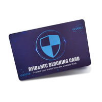 Bloqueur NFC anti-écrémage personnalisé Carte de blocage de numérisation RFID Protecteur de carte à puce NFC antivol