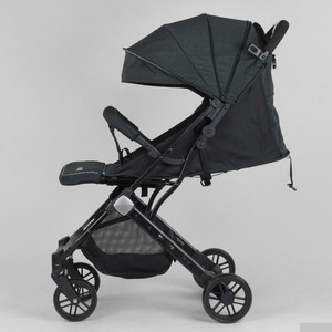 Landau <span class=keywords><strong>de</strong></span> luxe pliable pour bébé, siège auto 3 en 1 avec chancelière d'hiver, poussette légère pour bébé - Product Image 3
