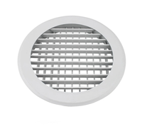 Diffuseur de plafond carré en aluminium moderne pour systèmes CVC et climatisation, pièces et registres d'habillage