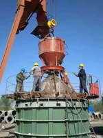 Moule en acier pour béton préfabriqué coulé à l'humide, coffrage pré-moulé pour boîte de drainage, égout en forme de U, conduit de drainage, modèle de coque