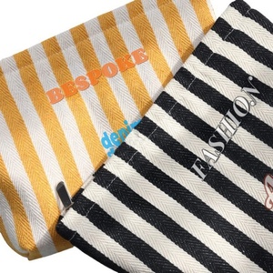 Hot WholeSale Eco-friendly High Quality Promotional Custom Canvas Cotton Cosmetic Bags With Logo - Product Image 5