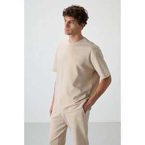 Conjunto Deportivo de Algodón Beige para Hombre, Corte Holgado, Estilo Casual y Transpirable para Adultos - Product Image 2