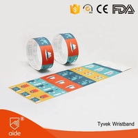 Pulseras de Tyvek Personalizadas para Fiestas, Pulseras de Tyvek Impermeables para Eventos, Carnavales, Parques de Atracciones
