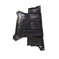 Lintech Pelindung Bawah Motor Belakang Insulasi Panas Anti-Benturan Batu Panel Pelindung Sasis Ringan 1072635-00-B untuk Tesla Model X