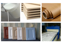 Colle à bois professionnelle en polyuréthane à pression à froid, adhésif liquide épaissi pour la construction en MDF et panneaux de particules