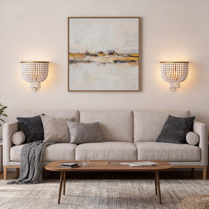 VC1:1 Iron American-style LED Wall Lamp for Bedroom Corridor Stairwell Bathroom-Simple Villa Bedside Light - Product Image 4