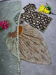 Dhoti Salwar prêt-à-porter personnalisable, Dhoti Salwar et Dupatta, tenue traditionnelle indienne pour femmes à prix de gros - Product Image 5