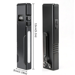 ยุนมัย ไฟฉาย EDC X729 1500mAh ชาร์จใหม่ได้พร้อมแม่เหล็กและแสงยูวีสำหรับใช้งานกลางแจ้ง - Product Image 3