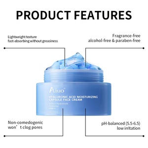 Crème hydratante pour le visage en marque propre, sans parfum, douce, réparatrice de la barrière cutanée, effet lifting instantané pour peaux sensibles - Product Image 3