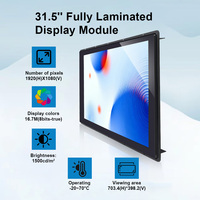 Módulo de Pantalla Táctil PCAP de 31.5 Pulgadas, 1500 Nits, 1920x1080, con Unión Óptica y Marco Frontal Personalizado para Integración en Kioscos Exteriores