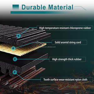 Courroie d'entraînement de moto KYY Big Power, courroie d'embrayage 0627-045 3211114 compatible avec Polars Arctic <span class=keywords><strong>Cat</strong></span> 2006 ZR 900 EFI SNO Pro - Product Image 4