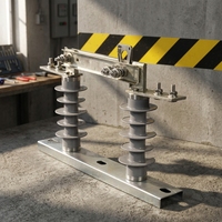 Interrupteur sectionneur isolant pour couteau rotatif vertical, type 2 phases, structure de châssis