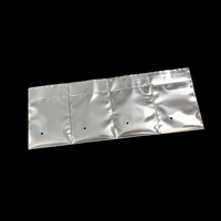 Sac en plastique PE transparent à 4 compartiments |   Pochette d'emballage jetable pour petits articles, écouteurs, bijoux, électronique |   Conception avec trou de suspension